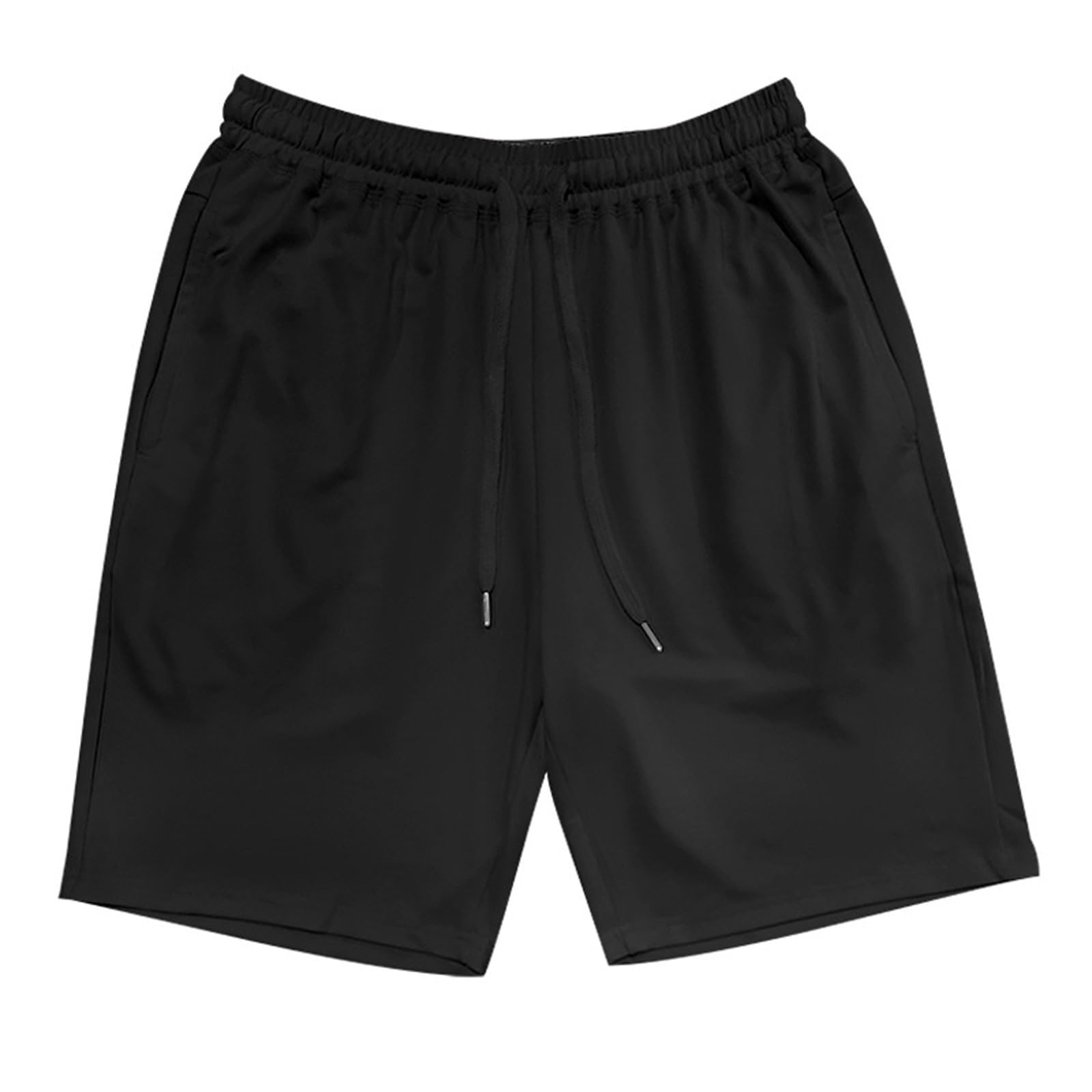 Tuta da uomo, set completo per il tempo libero, gilet con cappuccio e pantaloncini, tinta unita, camicia e pantaloncini, casual, corsa, sport, sudore, abbigliamento sportivo per spiaggia, vacanze