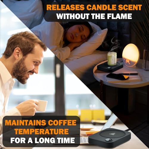 Coffee-Mug-Warmer-Coffee-Mug-Warmer-for-Desk-with-Auto-Shut-Off-3-Temperature-Settings-Smart-Coffee-Cup-Warmer-for-Desk-Beverage-Warmer-for-Tea-Milk-Coffee-Wax-and-Candle