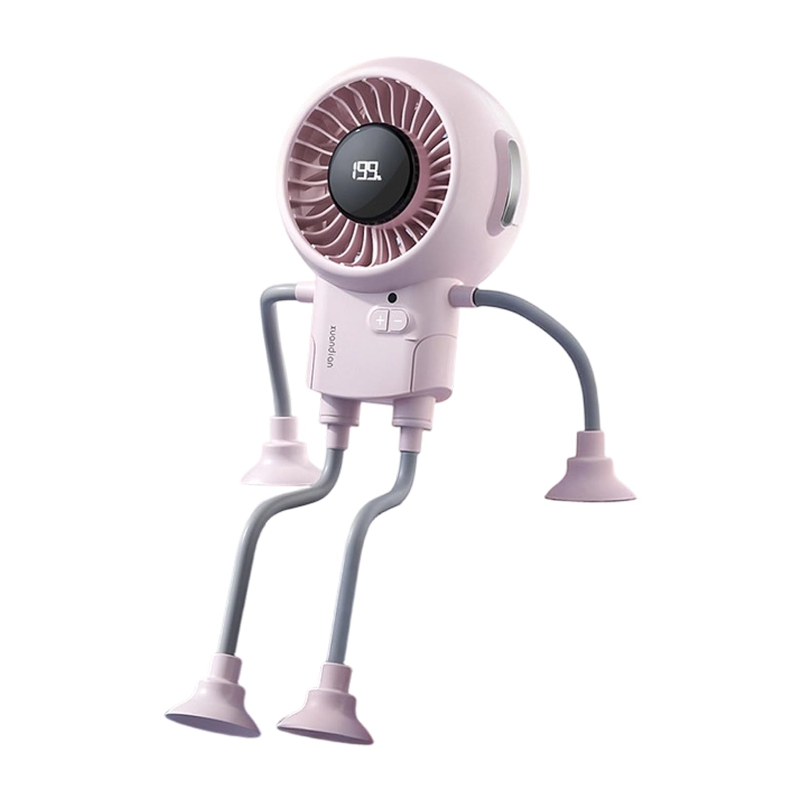 FROMCEO Compact USB Operated Table Fan with Adjustable Neck ABS Construction 12 Hour Usage for Children Adults Bedroom Vehicle Long Battery Life Fan