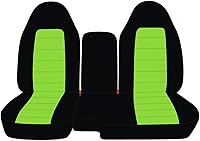 Vista 26 de Totally Covers Compatible con fundas de asiento de camión de dos tonos para Ford Ranger/Mazda Serie B 2004-2012 (banco dividido 60/40) con consola