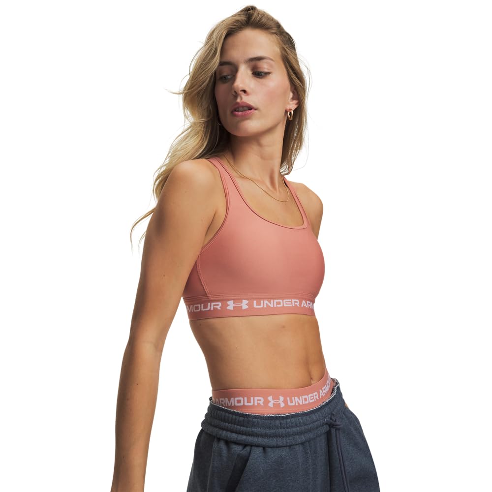 Under Armour Women's Crossback Mid Impact Sports Bra