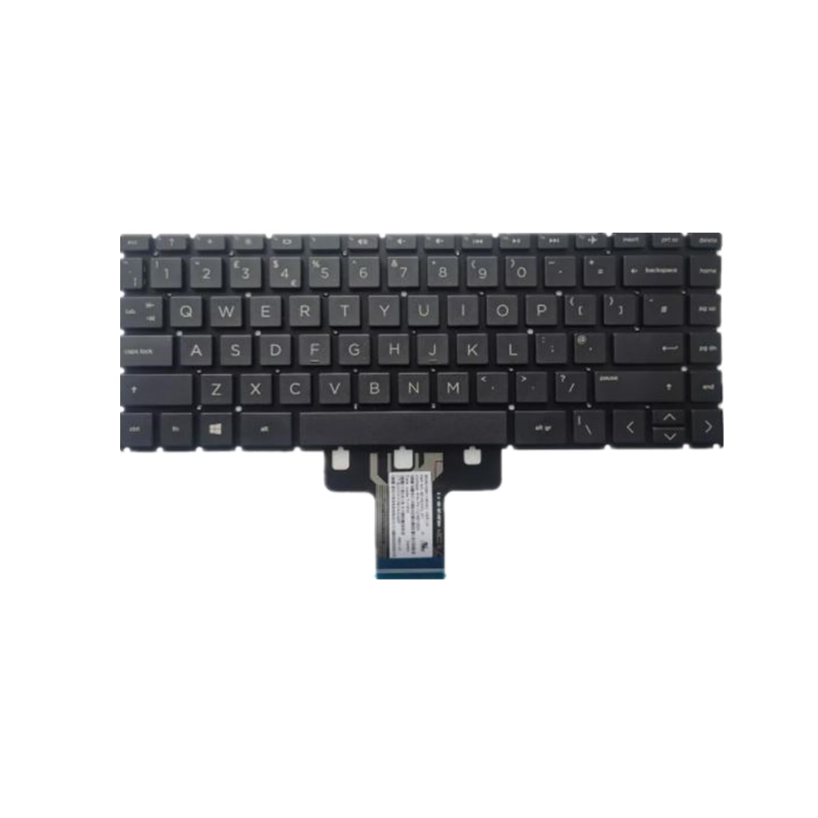Teclado de laptop para HP 14s-cf0000 para trabajar en cafeteria con comodidad UK Layout 2