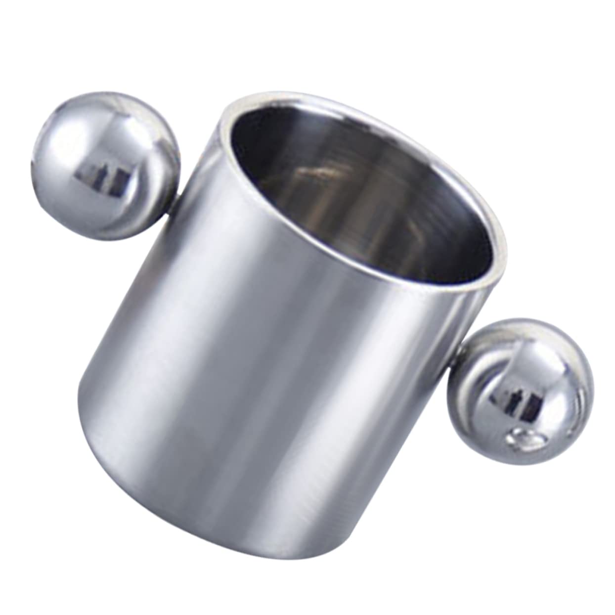 ABOOFAN 2St becher aus edelstahl Kaffeebecher Wassergläser Mehrzweck-Weinbecher Reisekaffeetassen Weingläser Espressotassen Blechbecher zum Trinken tragbare Tassen bequem Campingbecher