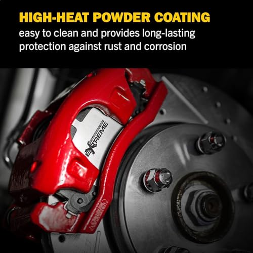 Image of PowerStop Rear Red Powder Coated Brake Caliper Pair for Infiniti I30 1996-01 | Nissan Maxima 1994-01 - High-Temp Brake Caliper Upgrade, S2000
