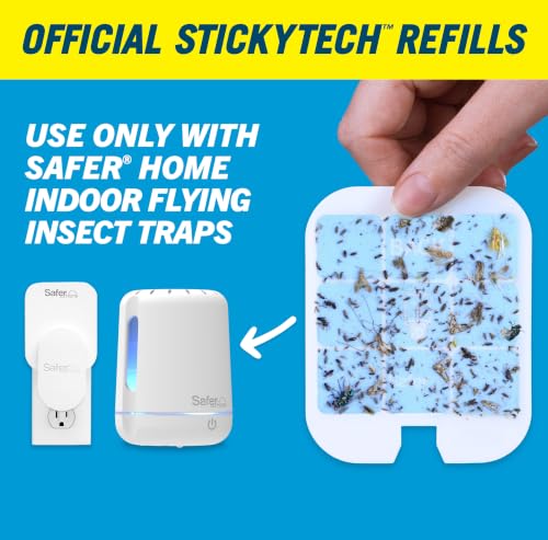 Image of Safer Home Flying Insect Trap Official Refills, 3 Safer Home Glue Cards (Pack of 12)