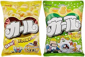 明治 カールチーズあじ 64g×5袋＋うすあじ 68g×5袋 10袋セット
