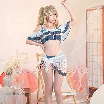 P⑩7 原神 バーバラ 水着 コスプレ 衣装 高品質 防水 武器 プール 海 靴 P⑩7 原神 バーバラ 水着 コスプレ 衣装 高品質 防水 武器