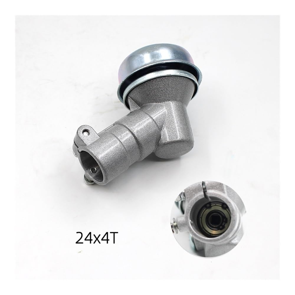 Cabezal de corte, caja de engranajes, eje de engranaje, estriado de 24 mm, 4 dientes, 7 dientes, apto for desbrozadora MARUYAMA, reductor, herramientas de jardín japonesas, cortacésped.(24mm 4T)