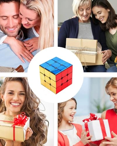 Image of Metallic Cube, 3x3 Speed Cube, Unique Home Decor Piece with Smooth Rotation, Perfect for Display and Puzzle Challenges