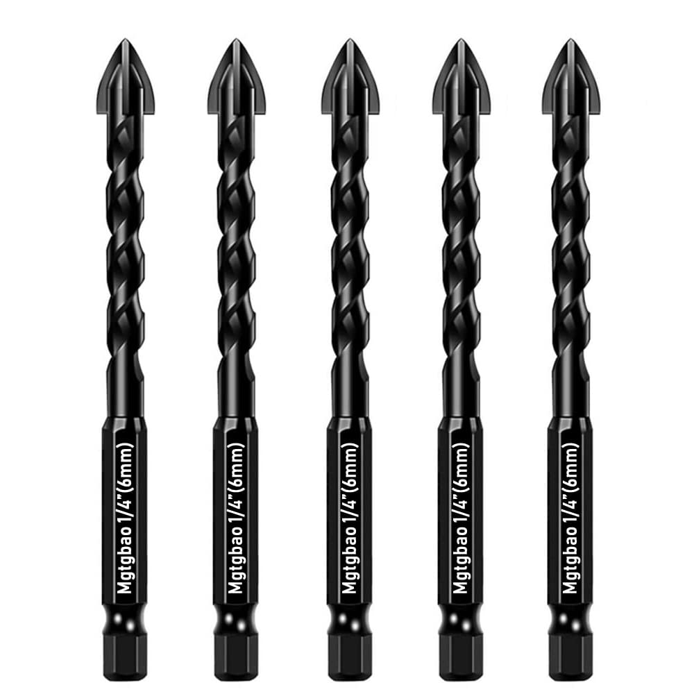 Masonry Drill Bits - 10 Pack for Tile, Brick & More -13