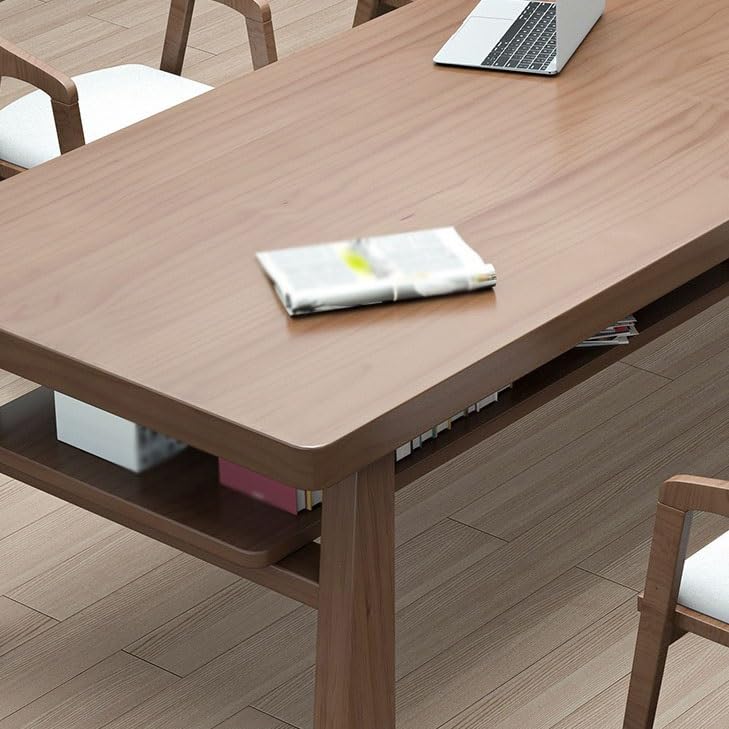 Schreibtisch Ganz aus Massivholz, schlicht, for Zuhause, Wohnzimmer, großer Schreibtisch, Computertisch, Arbeitszimmertisch, Büroschreibtisch Büro Desk(180 * 80 * 75cm)