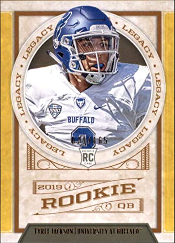 2019 Panini Legacy Yellow #162 Tyree Jackson RC Rookie /165 Buffalo Bulls NFL Football Trading Card