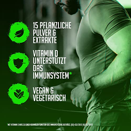 Super Greens Demon - Vollgepackt mit Gemüse und Superfoods, Vegan & Vegetarierfreundlich, Superfood-Pulver, Smoothiepulver gemischt in Deutschland ohne künstliche Zutaten (250g, 50 Portionen) – Bild 4