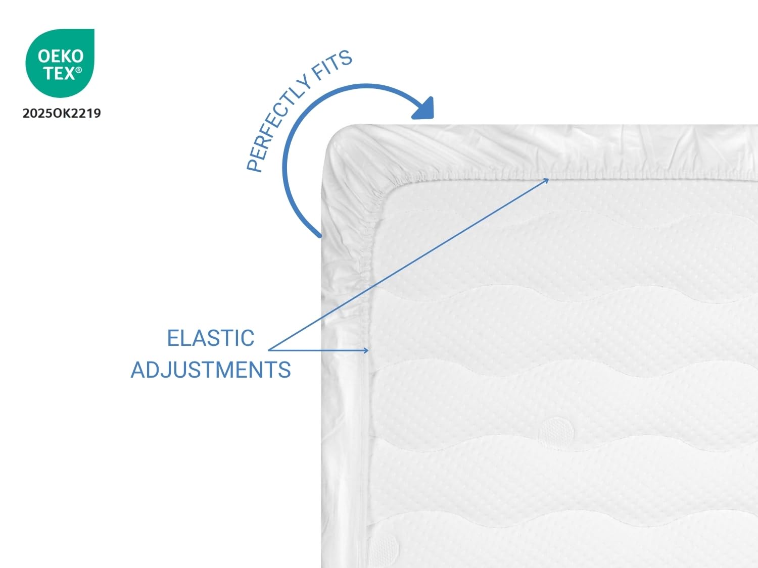 2 X Protector de Colchon Adulto Impermeable Transpirable Anti acaros Ajustable 135x180 cm