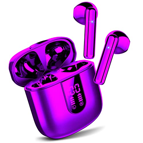 Wireless Earbuds, Bluetooth 5.3 Headphones HiFi Stereo, Mini in-Ear Bluetooth Ea