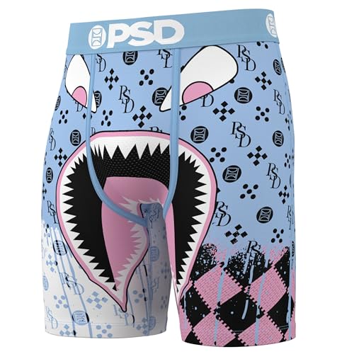 PSD Mens Boxer Briefs - Wf Cotton Candy, 7 Inch Inseam, Moisture-Wicking, 4-Way Stretch, Boxer Briefs for Men Pack