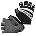 LEMEGO Guantes Ciclismo Hombre Mujer Verano, Guantes Bicicleta Montaña MTB Gel Guantes Bici Moto Scooter Fitness Medio-Dedo Reflectante Acolchado Antideslizante Transpirable