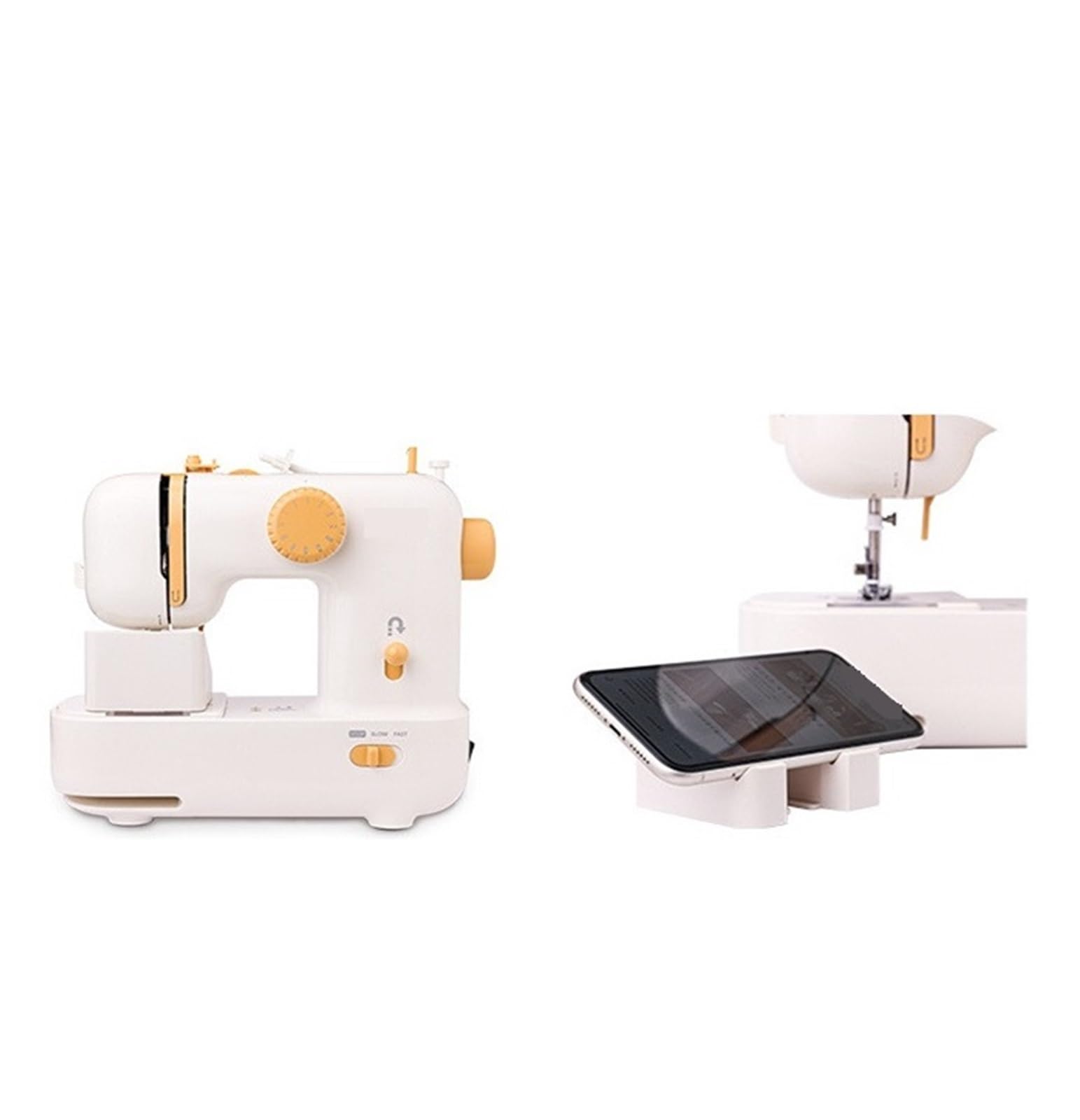 Macchina da Cucire M21 Multifunzione Mini Piccola elettrica per Vestiti, Auto, Tavolo, casa, Potente, silenziosa, Stabile,M21 Blue