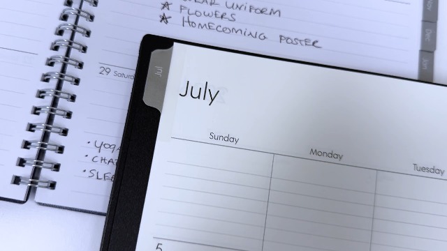 Blue Sky 2026-2027 Weekly and Monthly Academic Year Planner