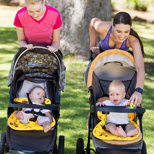 Image of COOLBEBE Car Seat Protector for Potty Training, 2 Pack Dry Waterproof Car Seat Liner Toilet Training for Baby Toddler, Piddle Pads Cover Pad for Strollers & Carseat (Yellow,2PC)