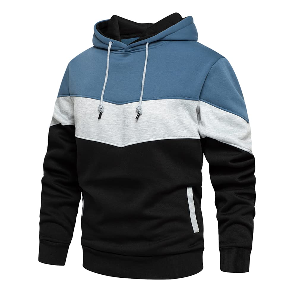 MANLUODANNIMen's Hoodies Pullover Hooded Top Casual Hoodie with Pockets