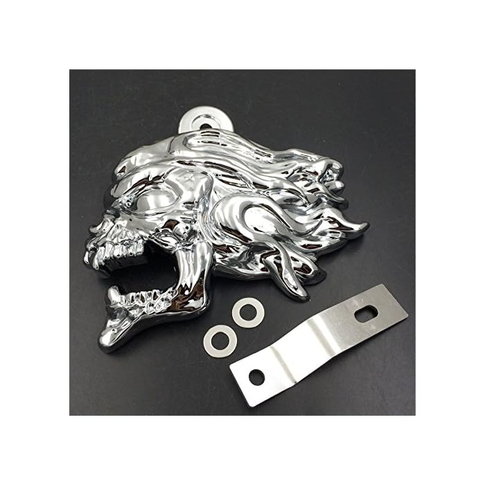 Buy AfterMokit Replacement Aluminum Horn Cover for Harley Davidson Dyna