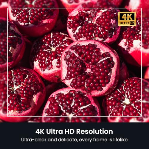 Image of HAPPRUN 3000 ANSI Google TV Projector, 4K HDR, Auto Focus | Google TV • 3000 ANSI Brightness • 4K HDR • Dolby Audio • AI Auto Focus • Motion Compensation • Plug & Play