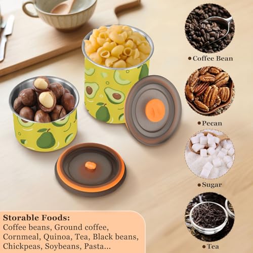Contenedor de café DOMIKING 900 ml acero inox. miniatura 5