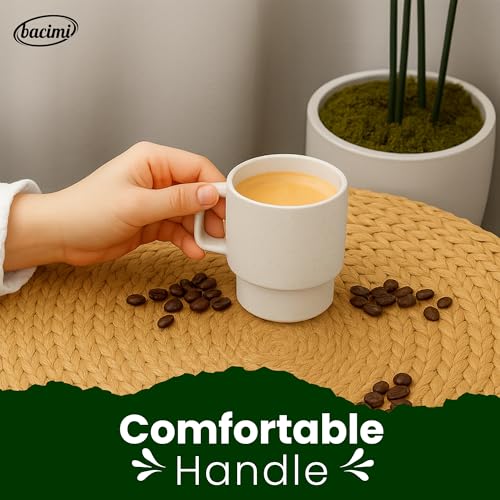Set de 4 tazas apilables Bacimi con soporte metálico miniatura 2