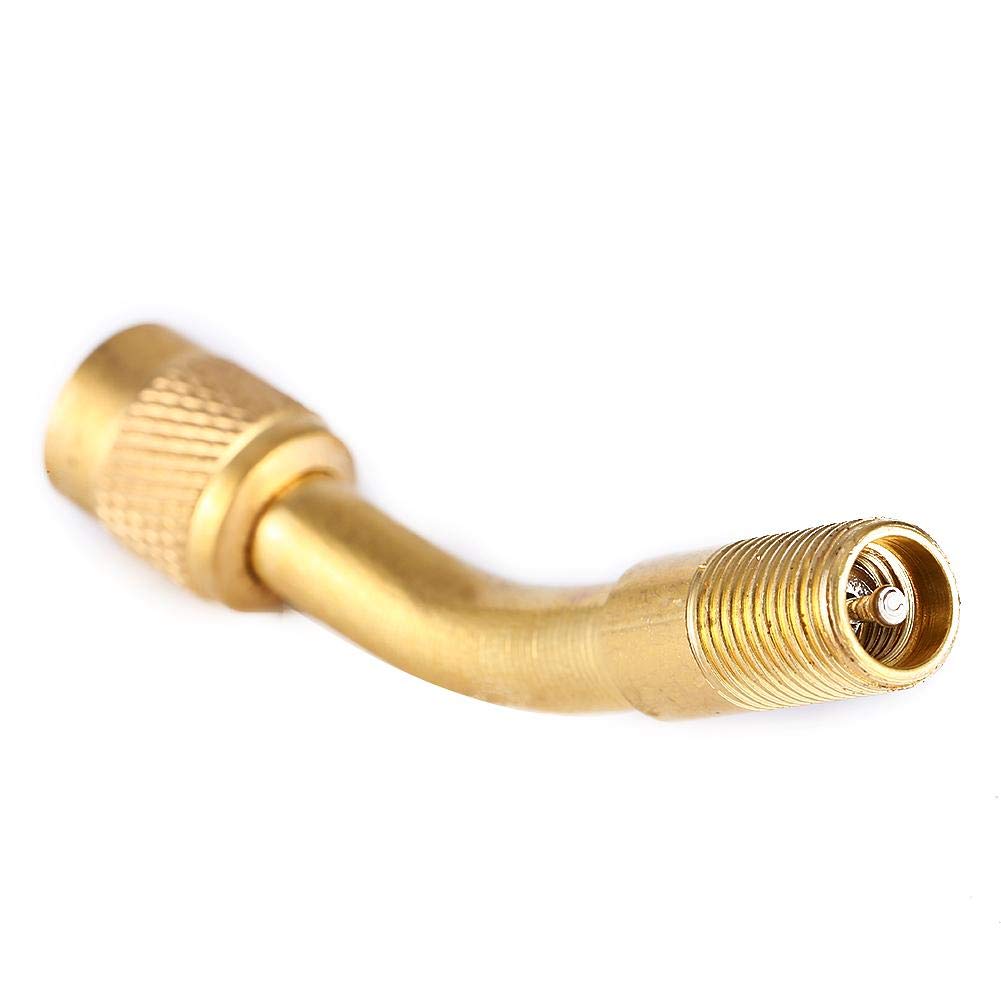 Przedłużacz zaworów do opon Opon, Fydun 1 x 135 stopni kąt opony adapter do silnika rower samochód ciężarowy auto