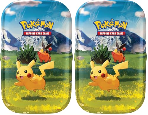 Pokémon: miniscatola da collezione Espansione Megaevoluzione - Ascesa Eroica (Pikachu e Tepig) del GCC Pokémon (1 foglio adesivi, 1 carta illustrazione Pokémon della miniscatola e 2 buste espansione)