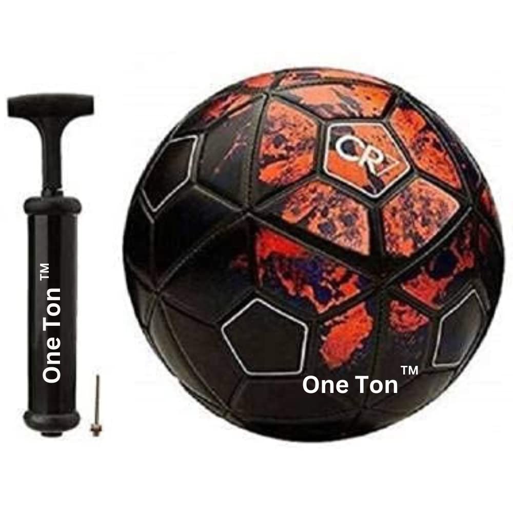 One Ton PU Football with Free Pump, Size 5, (Multicolour) (B0BV34RHQD) Amazon Price History, Amazon Price Tracker