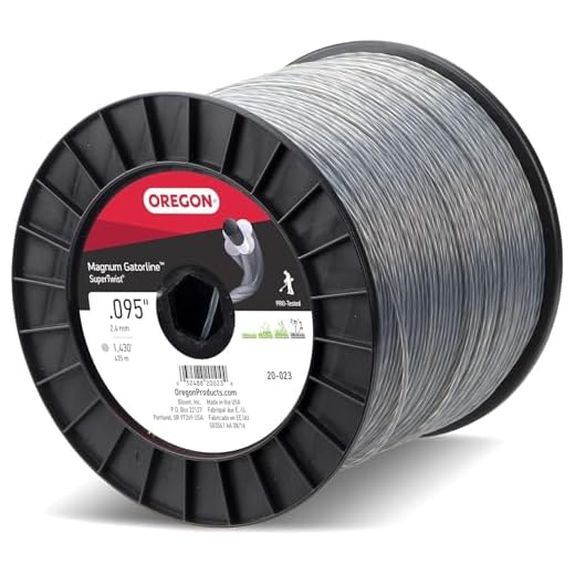 Best lawn trimmer line Oregon Gatorline Supertwist 5 Lbs