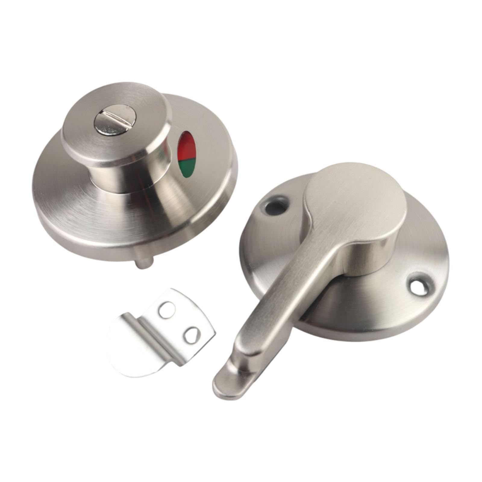 Loquet pour toilettes en acier inoxydable avec voyant libre occupé robuste
