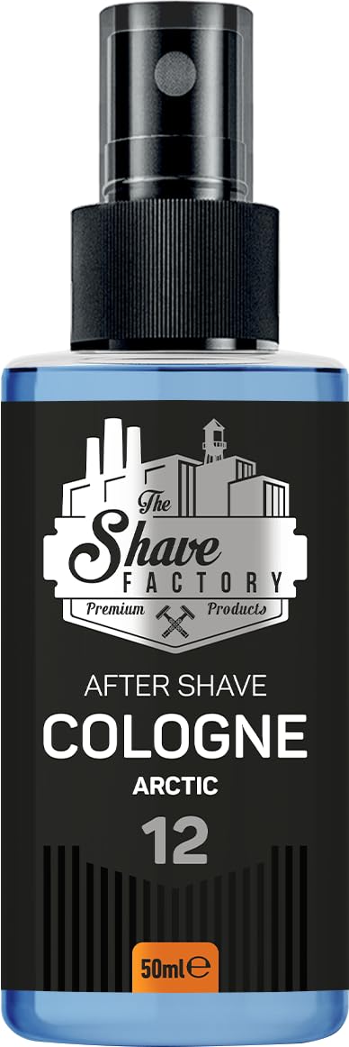 The Shave Factory After Shave Cologne - A Fragrant Essence For Impeccable After Shave Care For A Long-Lasting Sensation Of Freshness And Comfort (50ML, 12 Arctic)