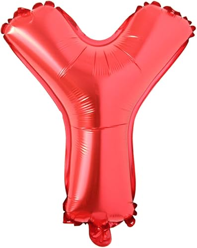 Miniatura 9 de Globos de aluminio con letras del alfabeto rojo de 16 pulgadas, globos de aluminio para colgar, para decoración de bodas, fiestas de cumpleaños,