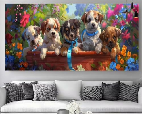 Diamond Painting Adulte Grand Format pour Instaurer une Ambiance Zen et Fleurie au Salon