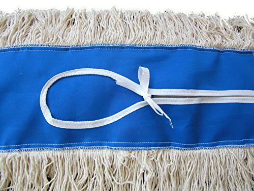 Image of 24 inch Industrial Strength Washable Cotton Dust Mop Refill, Replacement Head for Home & Commercial Use, Fits 24 Inch Frame, Cleans Hardwood, Laminate, Concrete, or Other Floor Systems (24 inch)