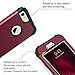 BENTOBEN Phone Case for iPhone 6S/iPhone 6, 4.7 inch, Rugged, Shock-Absorbent, Silicone and Polycarbonate, Wine Red