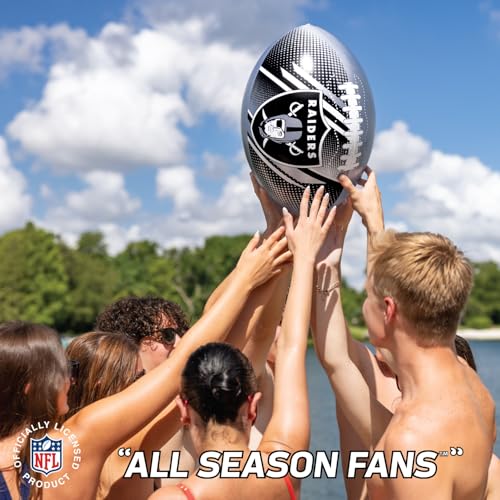 Image of BigMouth 18 inch Inflatable Pool Football Officially Licensed NFL Fan Gear Merchandise Beach Ball Games for Adults and Teens