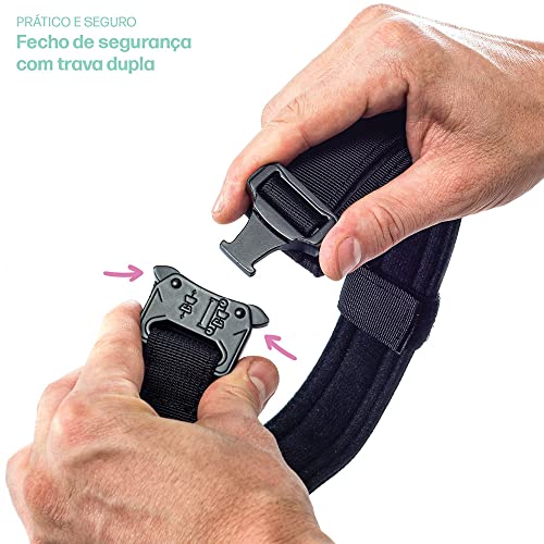 Coleira para Cachorro Grande e Forte MADOG Comander (G, PRETO)