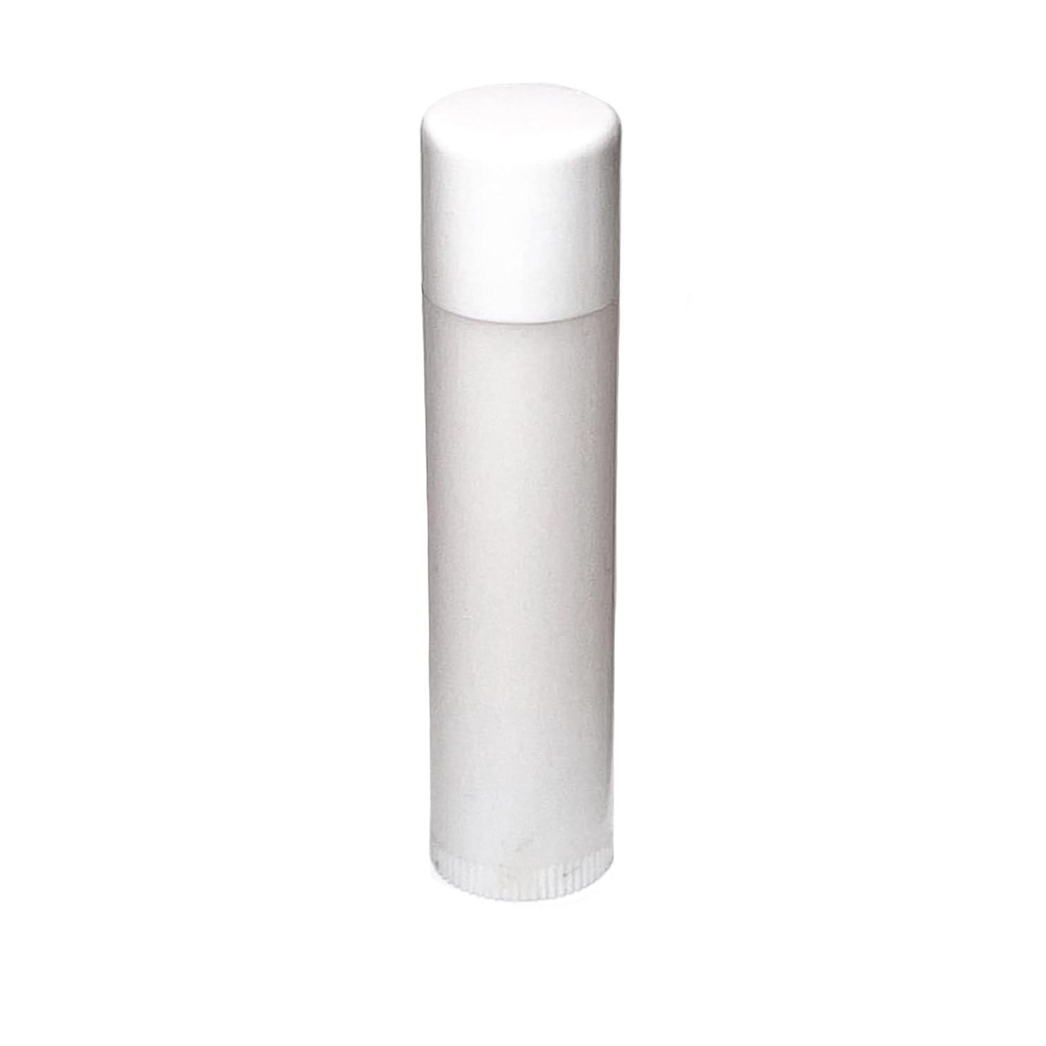 Prefilled unlabeled chapstick White Tube Made with Beeswax and 100 all natural For Men Women and Children Plain