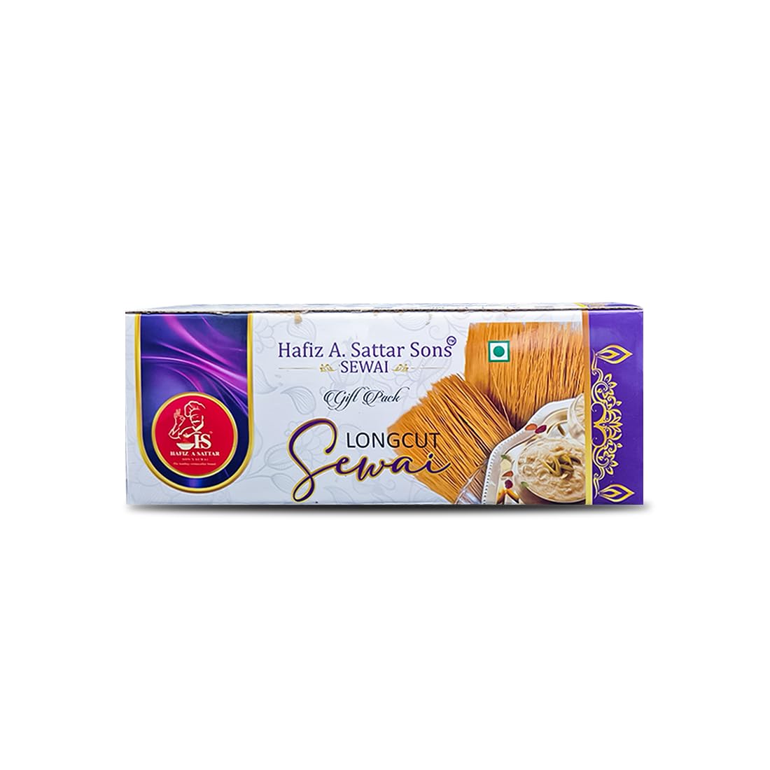 HAFIZ A SATTAR SONS SEWAI Vegetarian Roasted Seviyan, Natural Vermicelli Semiya, Sevaiya Roasted Sewai, Natural Ingredients, Sweet indian Dessert, Size: 400 Gram Gift Box-image-32