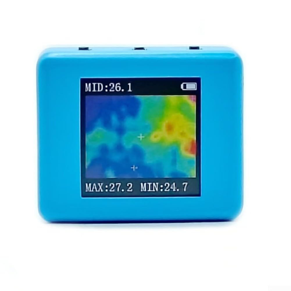 Cámara infrarroja de imagen térmica IR_B13 | Sensor de píxeles de 32x24 con pantalla TFT de 1.3 pulgadas | Rango de temperatura de -40 a 300 °C | Termómetro de bolsillo alimentado por USB-C para