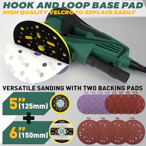 KUIMIT Pro-Grade 350W Brushless Sander