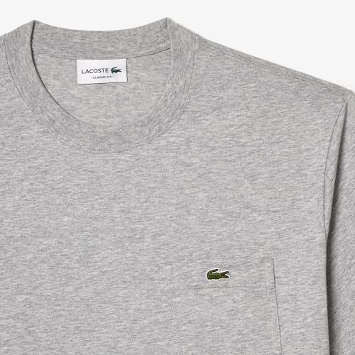 Image of Lacoste Men's Cotton T-shirt with Breast Pocket