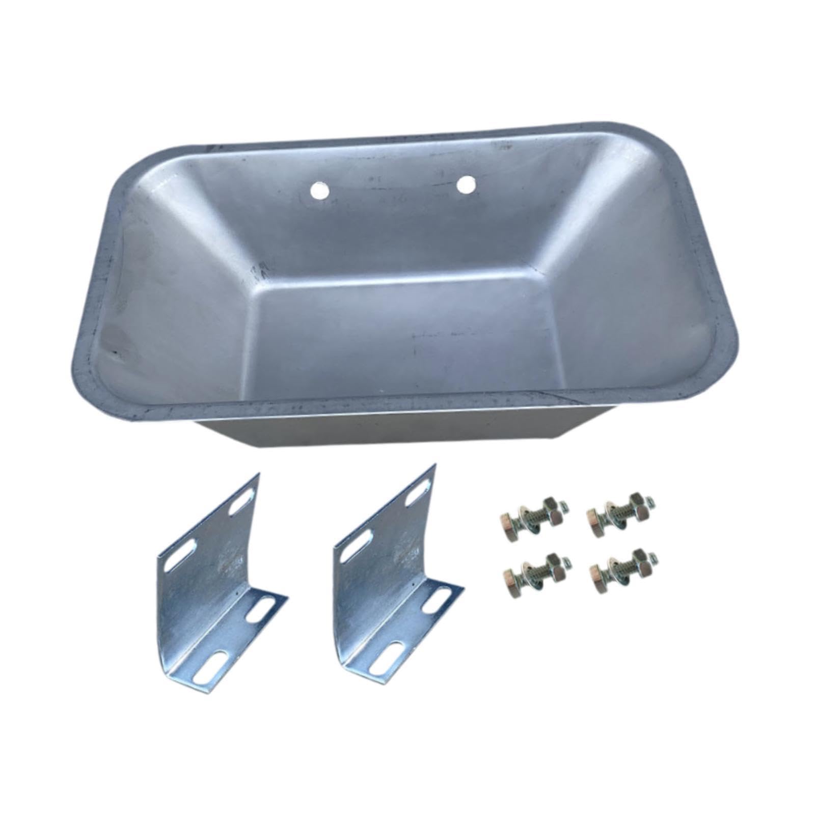 Colcolo Mangiatoia per Suini, Ciotola per Mangime per Animali da Allevamento, Contenitore per Mangime, Abbeveratoio con Supporto, Mangiatoia per Scrofe, Style B
