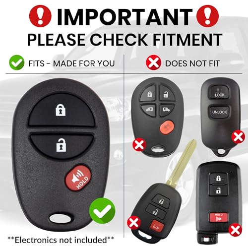 Image of for Toyota Tundra 2007-2017 Tacoma 2005-2015 Key Fob Cover, Bottle Opener