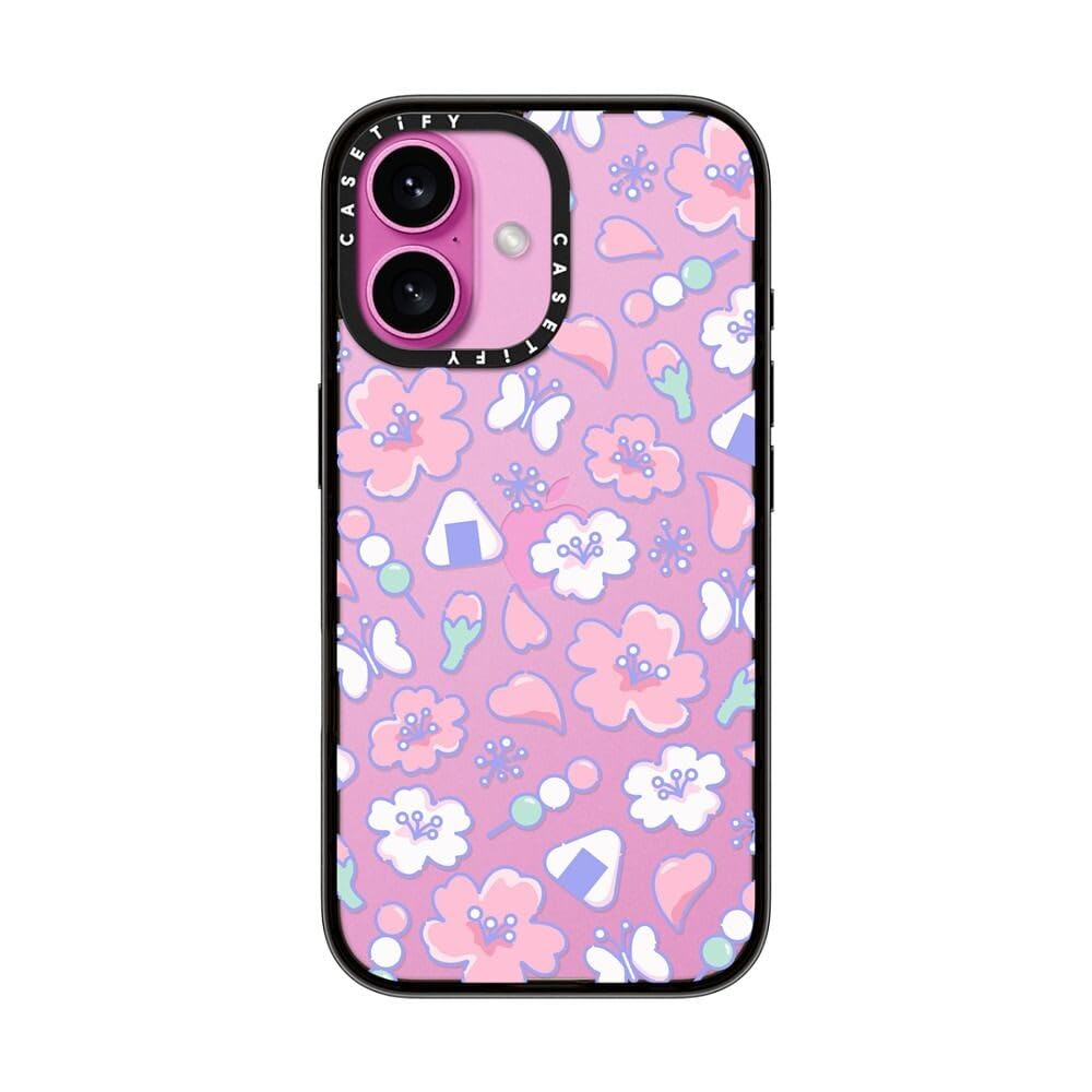 CASETiFY 花柄ハードケース ピンク 16promax Amazon.co.jp: CASETiFY コンパクト iPhone 16 ケース [薄型 軽量/耐