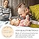 14 Stück Meilensteinkarten Baby Set, 15CM Holz Meilensteinkarten Baby mit 10CM Meilenstein Karten, Hello World Geburtsanzeige Schild für Krankenhaus Foto Requisite Babyparty Geschenk